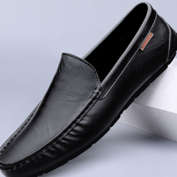 Men's Leather Shoes Casual Soft Leather